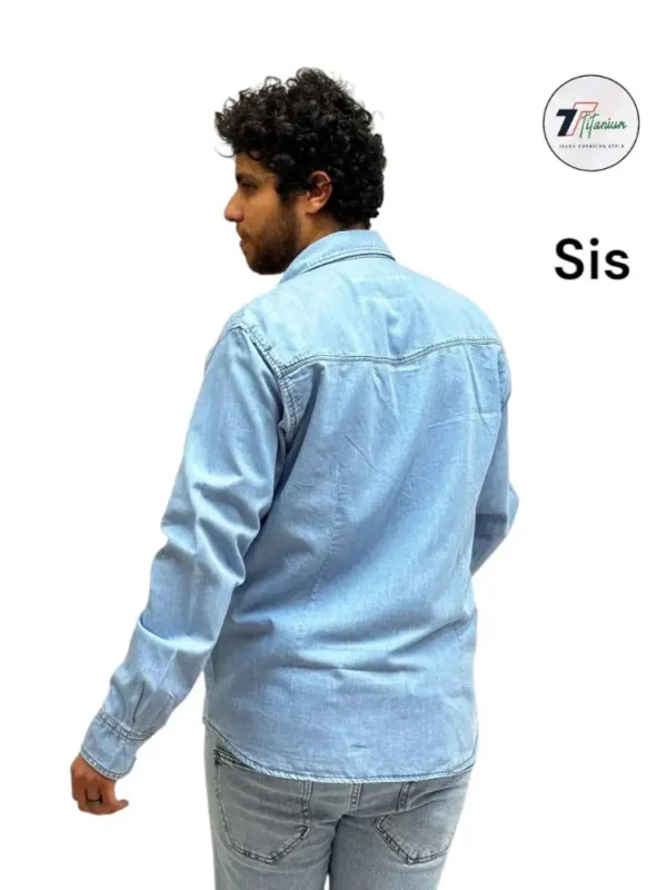⁦قميص ثلجي جينز⁩ - الصورة ⁦2⁩