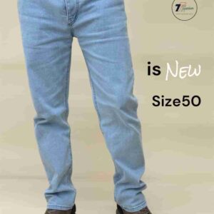 بنطلون جينز تلجي Titanium – قطن 97% وليكرا 3% بخامة غنية تضمن راحة وأناقة تدوم.